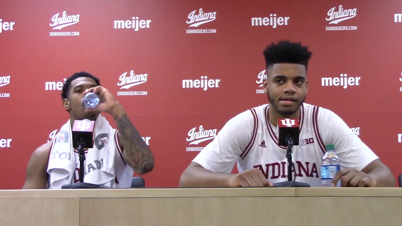 IU players postgame Minnesota Feb. 9, 2018 YouTube