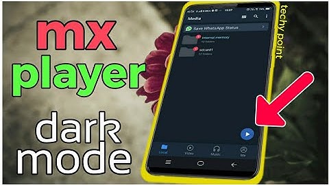 How to enable dark mode/night mode in mx player//mx player tips and tricks