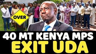 It's Over For Ruto! Mt Kenya Leaders Walked Out and Dumped UDA Party!