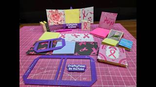 Sticky Notebook Covers. Tutorial for 3 books using templates or my instruction sheet.