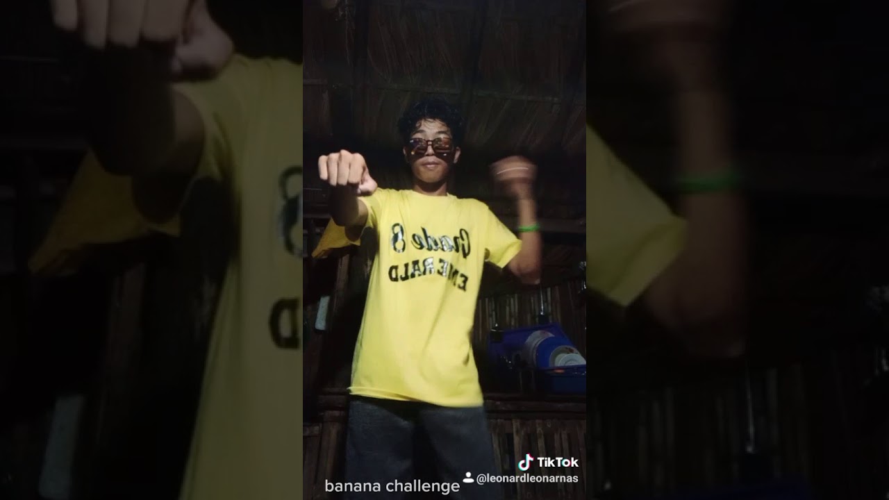 Tiktok challenge banana 😎😂 YouTube