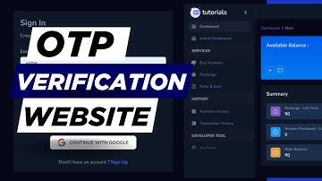 How to Create OTP SMS verification Website | Sell Virtual Phone Number