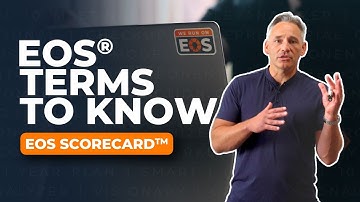 EOS® Terms to Know: EOS Scorecard™