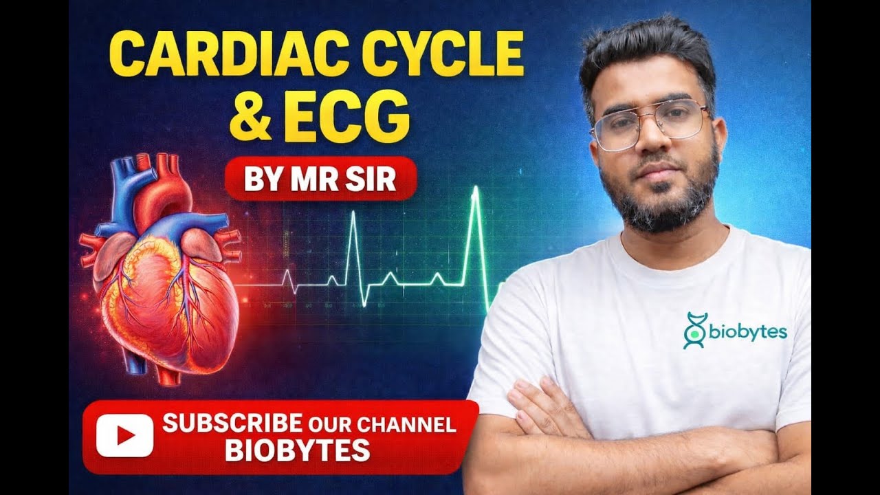 cardiac cycle & ECG full lecture / By:M.R sir