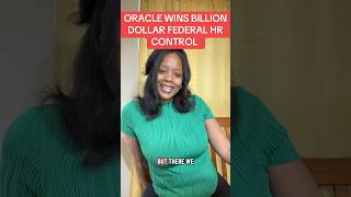 ORACLE AWARDED BILLION-DOLLAR FEDERAL HR CONTRACT. #jobs #hr #employmentnews #jobsearch #opm #oracle