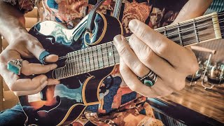 Delta Blues Fingerstyle Mandolin • "Blues-grass" version of Robert Johnson's "Love In Vain" guitar tab & chords by Justin Johnson. PDF & Guitar Pro tabs.
