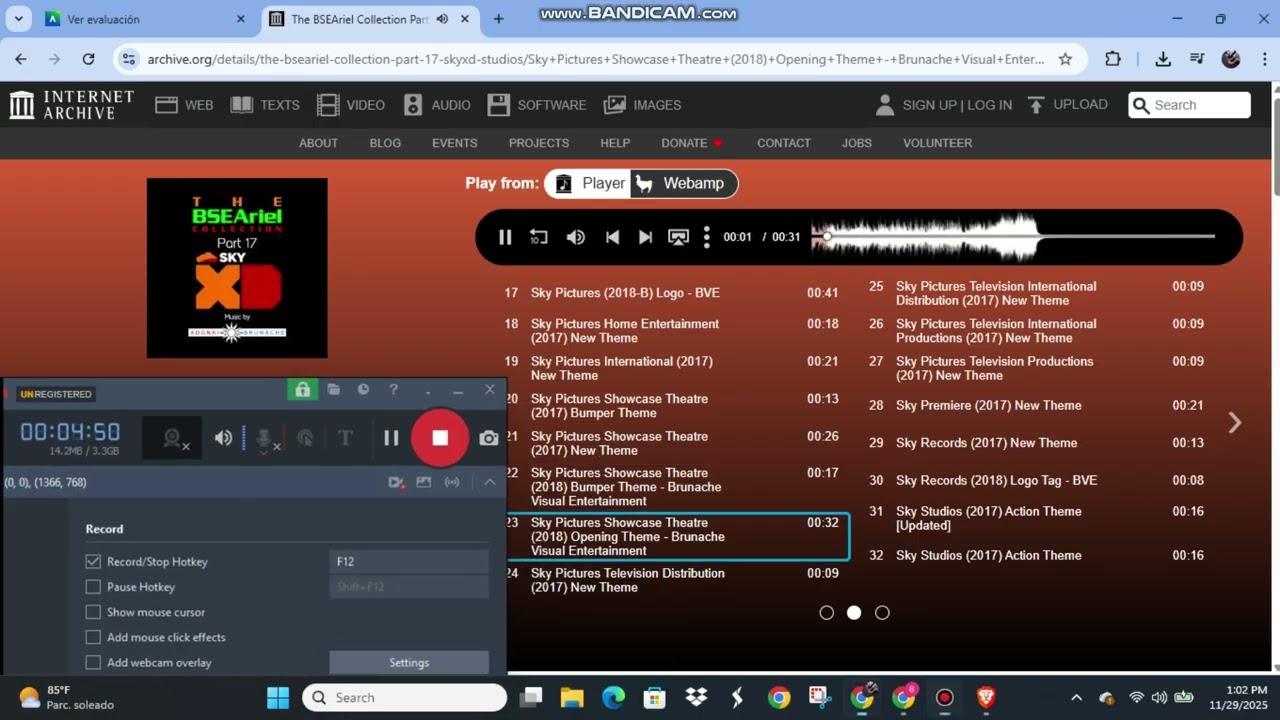 SkyXD Studios 2017-2018 theme collection by bve