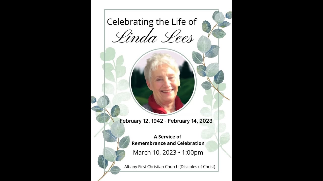 Linda Lees Memorial - March 10, 2023 - YouTube