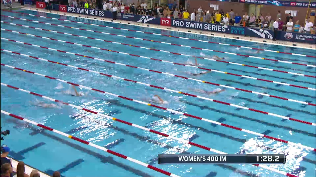 Women’s 400m IM A Final 2018 TYR Pro Swim Series Columbus YouTube