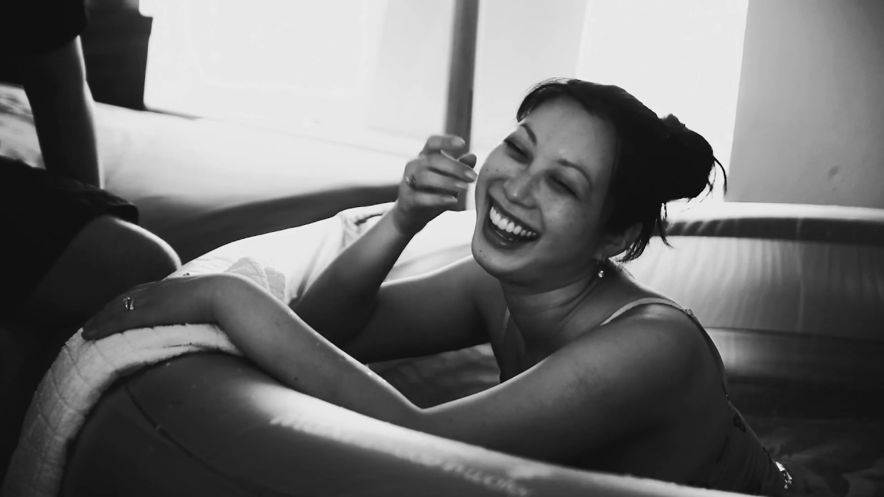 A cinematic documentation of a natural, home water birth in the UK