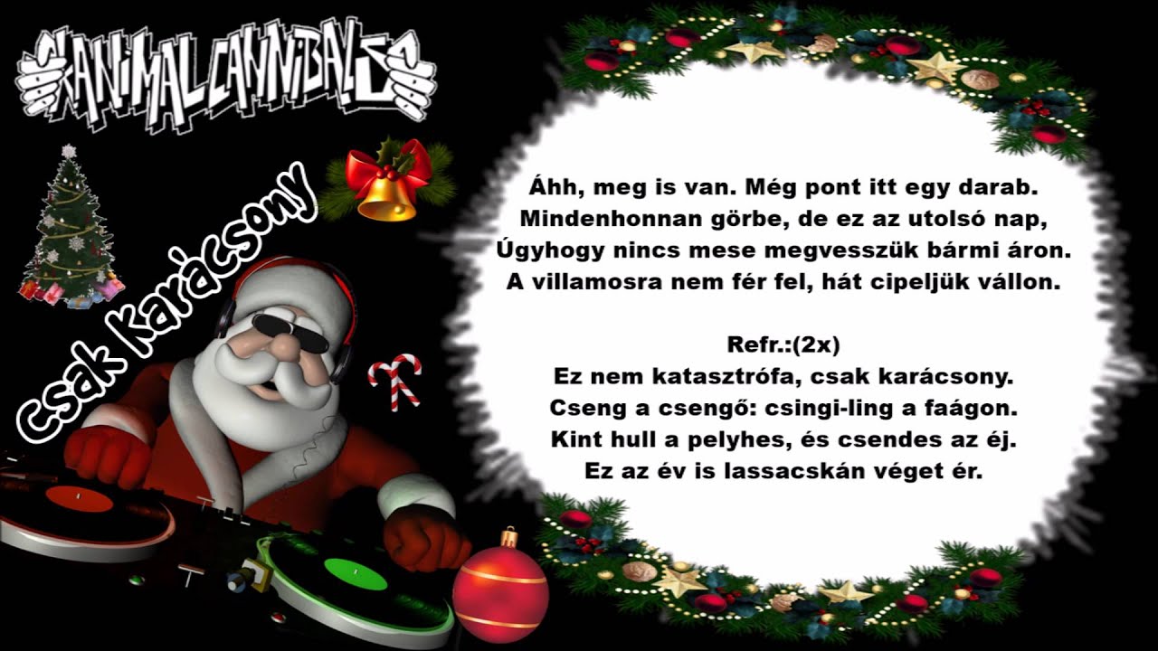 Animal Cannibals Csak Karacsony Karaoke Youtube