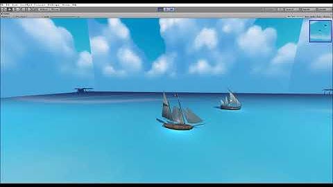 Second Unity Experiment Pirate boat shoots projectile