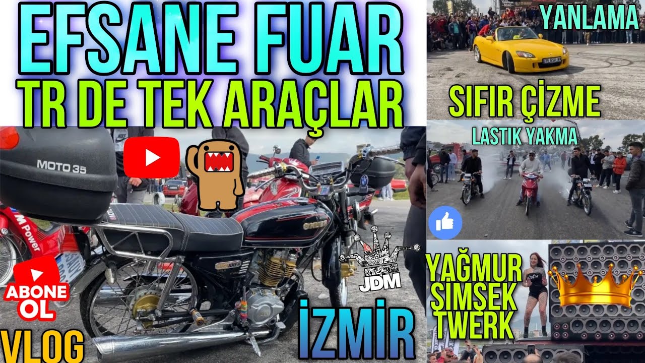 ARABA FUARINA GİDİYORUZ 750 ARAÇ EFSANE FUAR #yagmursimsek #izmir #arabafuarı #modifiye #berkcakmak
