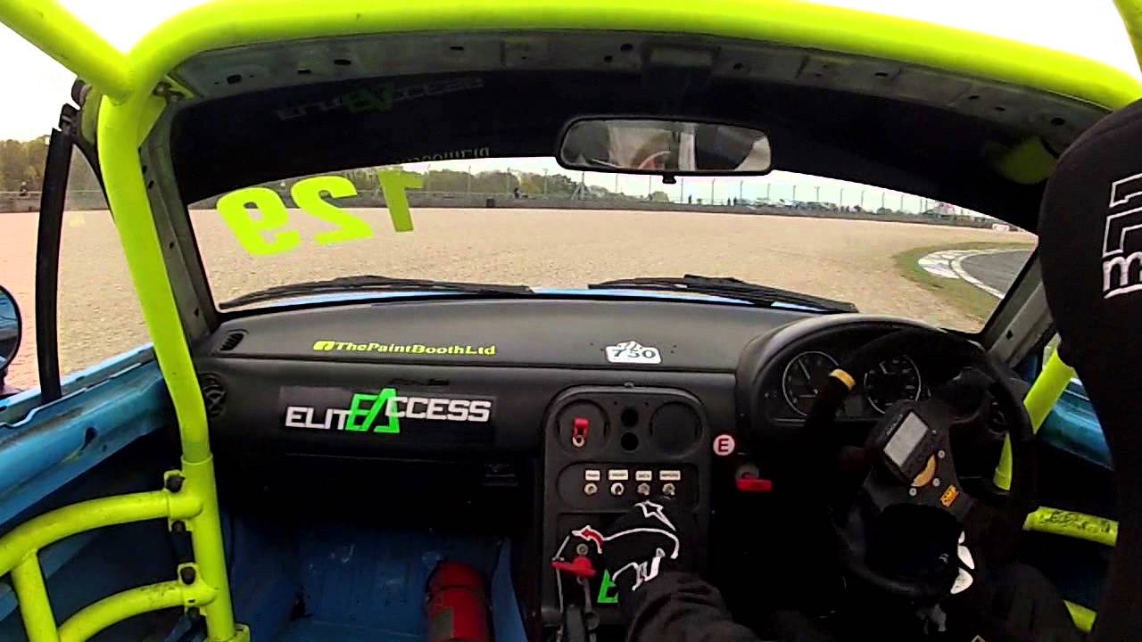 BRSCC MX5 Donnington car 129 Adam Bessell