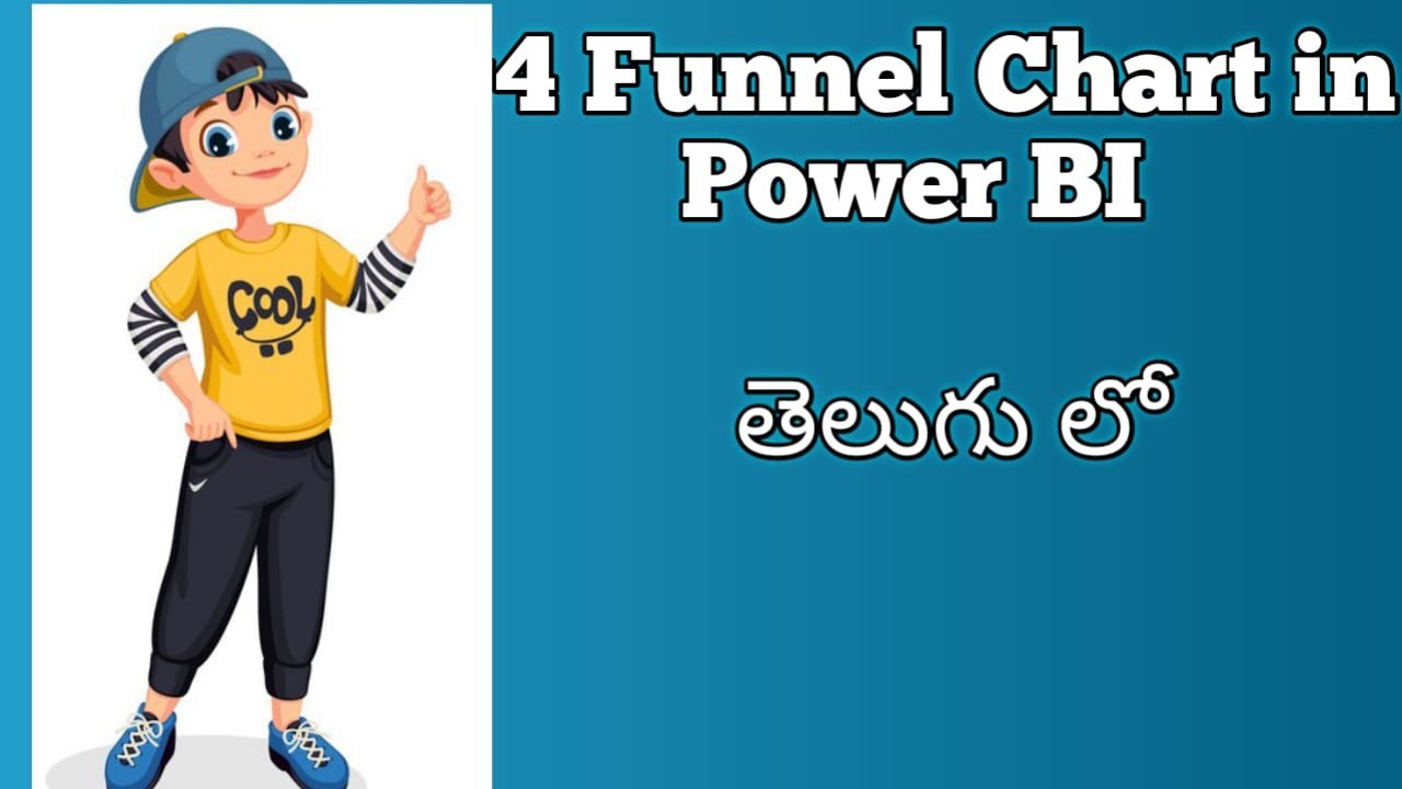 4) Funnel Chart in Power BI explained in Telugu Power BI Telugu