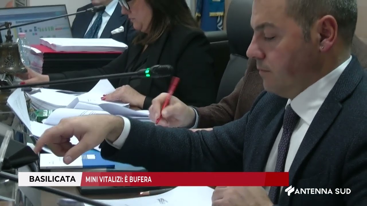 17 GENNAIO 2026   BASILICATA   MINI VITALIZI    È BUFERA