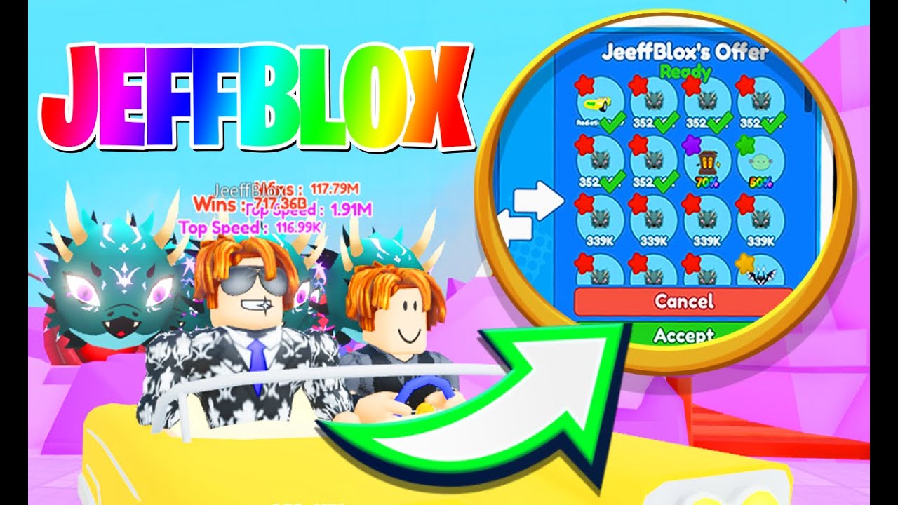 ENTREI NO RACE CLICKER DEPOIS DE 160 DIAS E O JEFFBLOX ME DEU OS PETS  SECRETOS MAIS FORTES - ROBLOX 