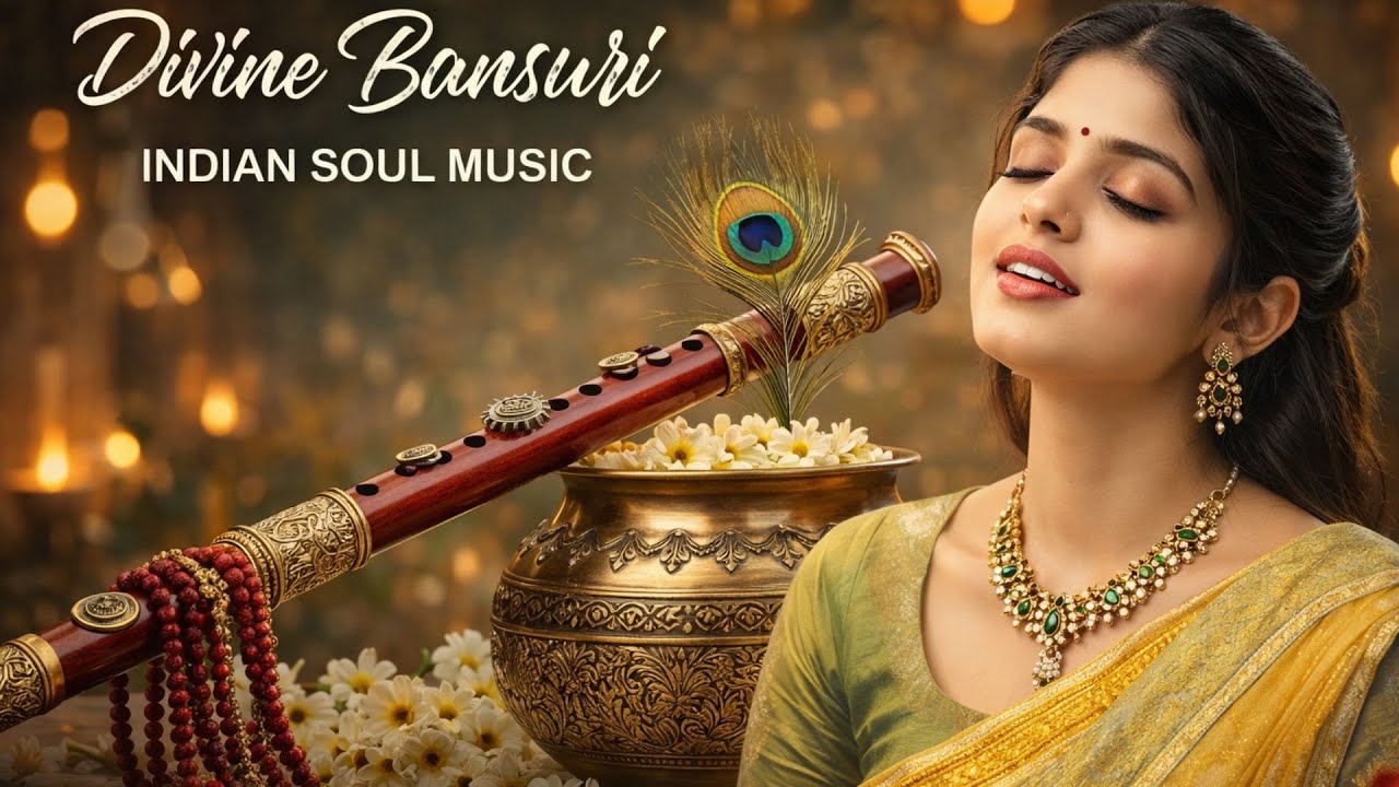 Indian Flute Meditation Music | Divine Bansuri for Stress Relief & Mindfulness