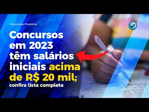 Concursos previstos para 2023: confira o que vem por aí