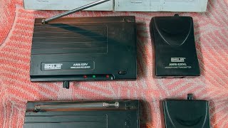 AHUJA AWM-520V WIRELESS RECEIVER & AHUJA HBM-50 Headband microphone review # h s solution# awm-520