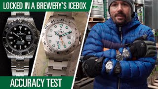 Rolex Submariner and Rolex Explorer II, Locked in a Brewery Icebox