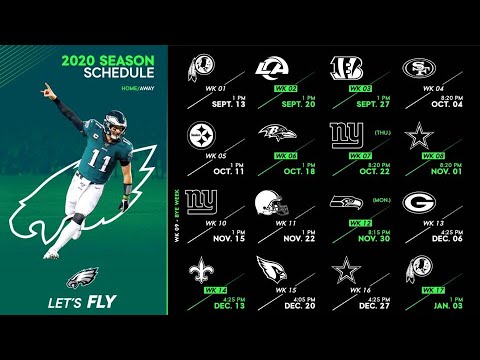 Philadelphia Eagles 2020 NFL Schedule Predictions - YouTube