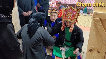 Hát then Lạng Sơn hay, đón tướng xuống chạm chén ban rượu lộc. Lễ lẩu cấp sắc then Hoàn. P16