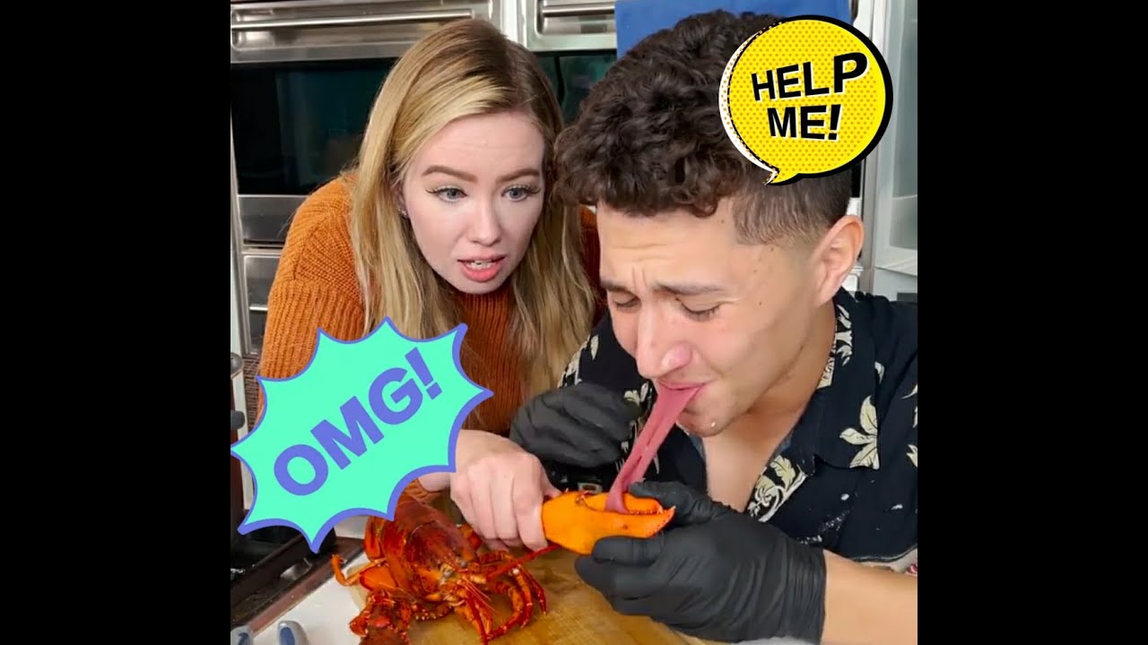 The fake tongue prank with my girlfriend saw her reaction😱😱