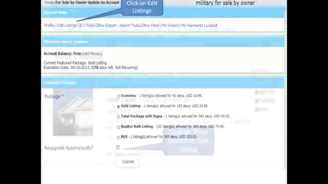 Military For Sale by Owner (How to List)