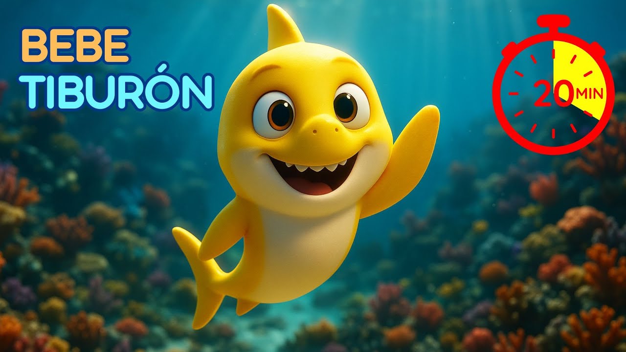 ¡No Vas a Creer Cómo Juega Bebé Tiburón en el Océano! |Bebe Tiburón Remix