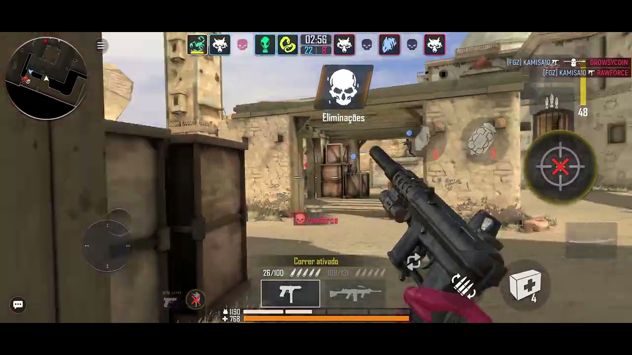 Brincando com os boots... Tactical Ops 