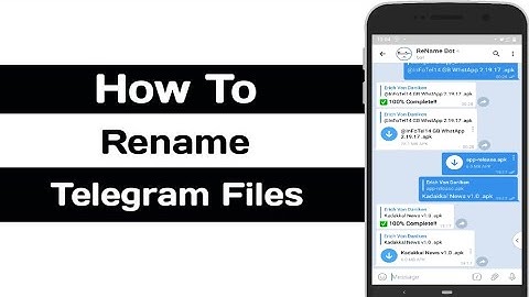 How To Rename Telegram files Using Bot | Telegam Bot ടെലിഗ്രാം