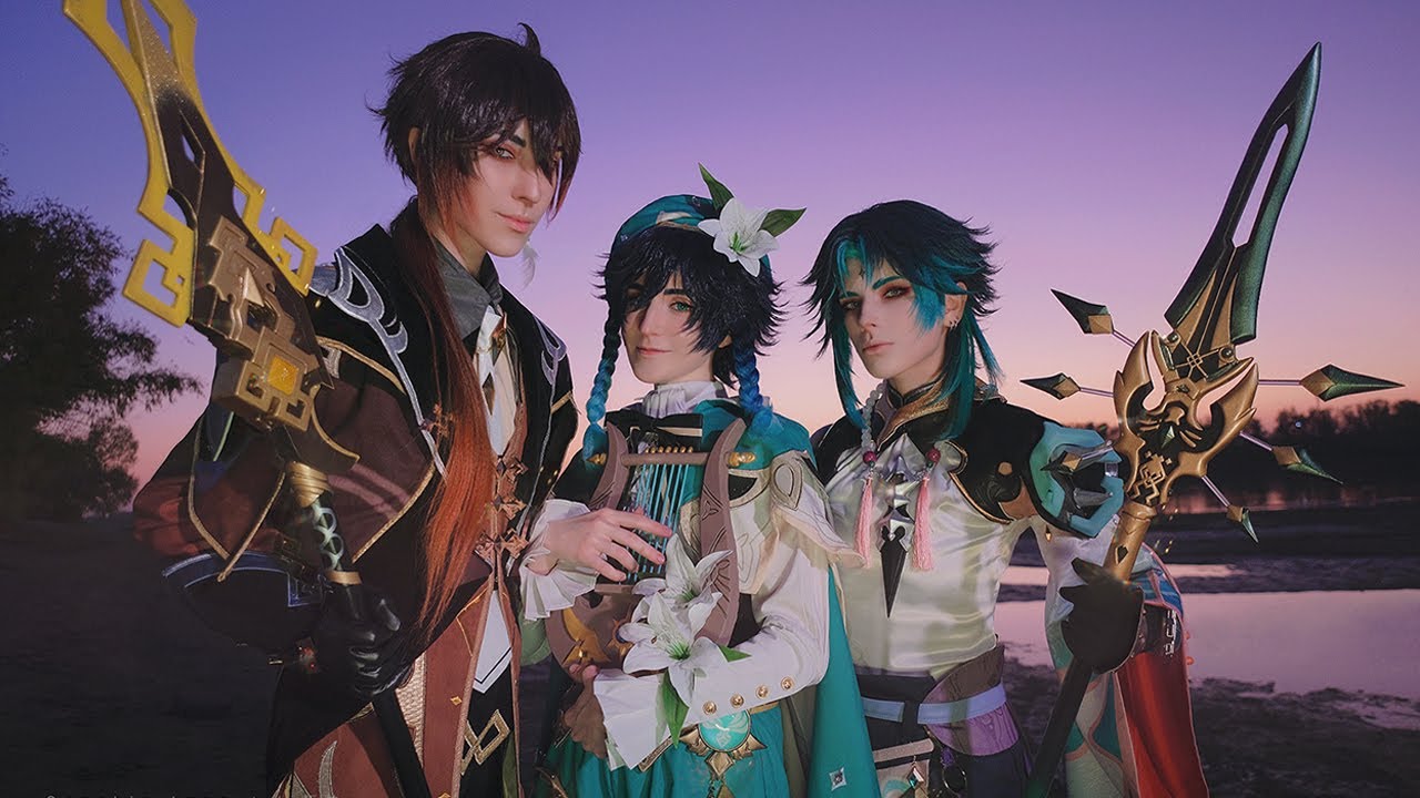 BACKSTAGE  Genshin Impact  ✦ Zhongli, Xiao, Venti