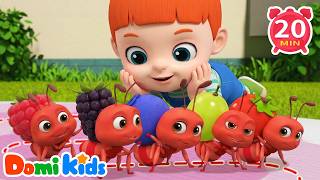 five marching tiny ants cute bug counting sing along nursery