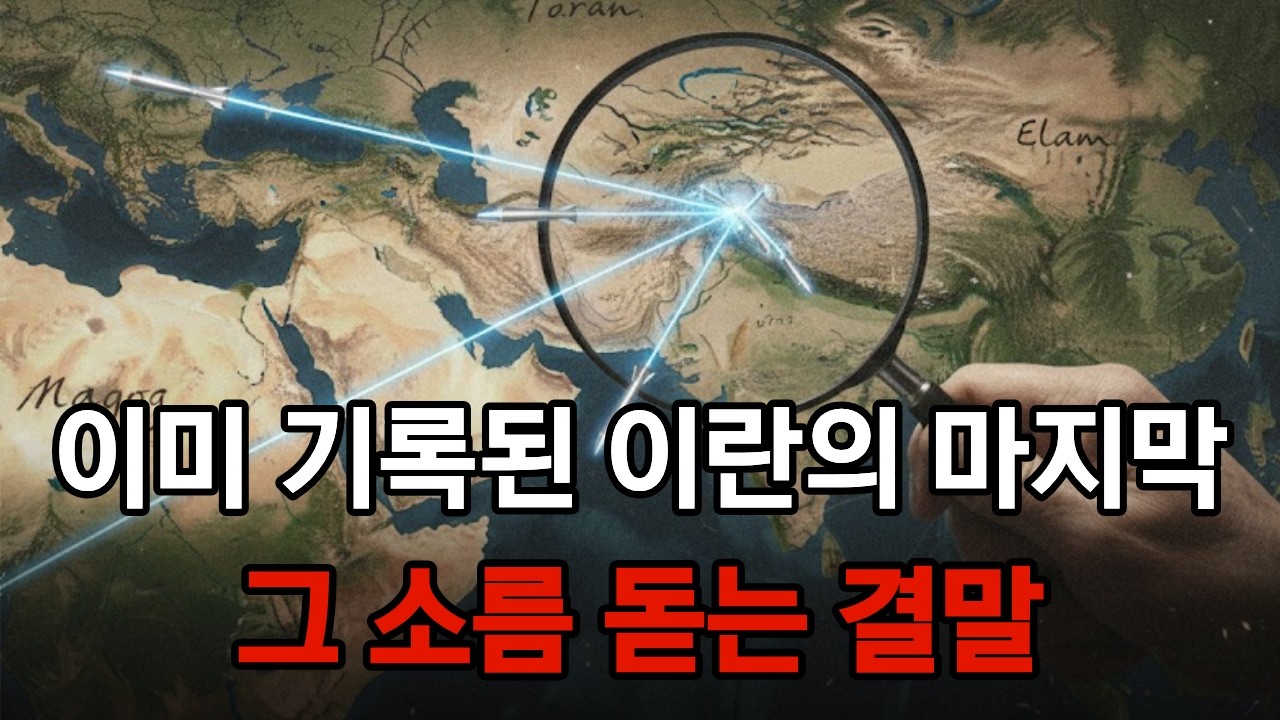 [성경탐구] 뉴스보다 정확한 2500년 전 대본: 성경 예언으로 본 이란의 최후