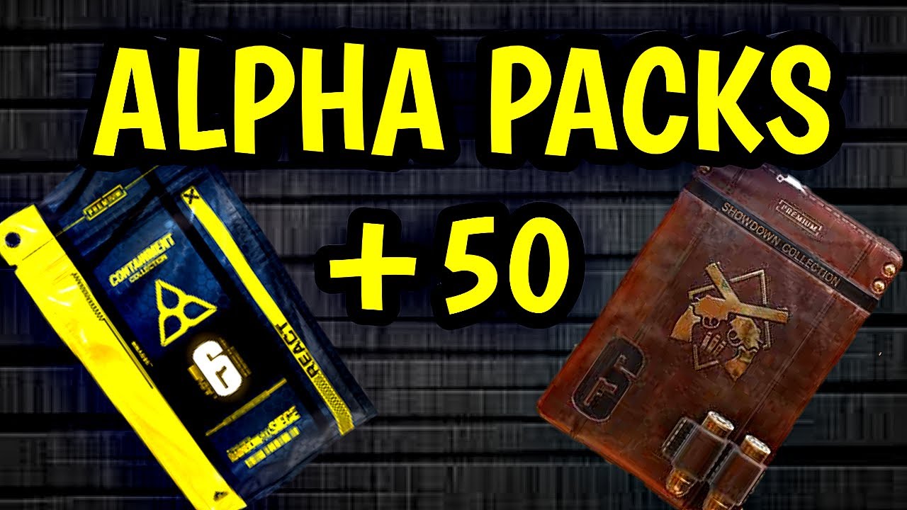 CONTAINMENT Y SHOWDOWN🤠 | ALPHA PACKS R6