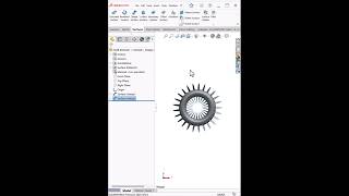 Intersection Curve, Sweep & Surface Sweep in SolidWorks | #Shorts