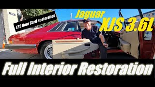 Jaguar XJS 3.6 Litre Hong Kong import. Door card restoration