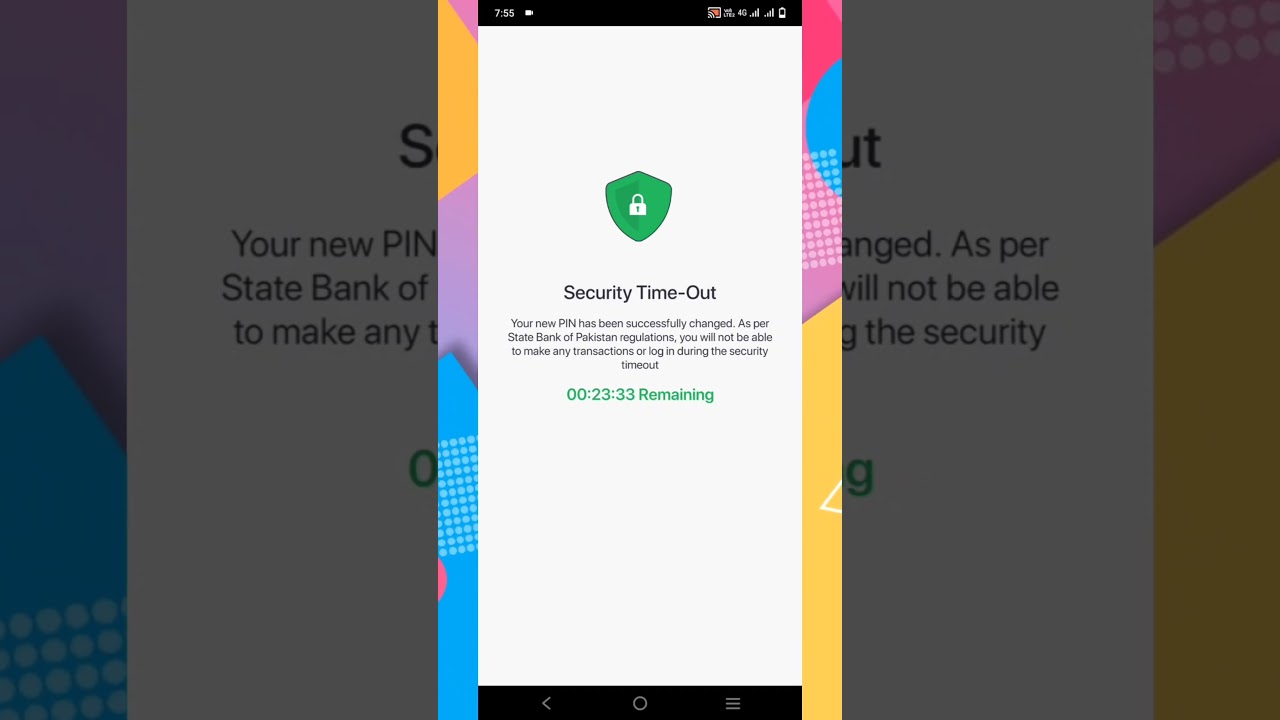 How to Solve Security Time Out Problem in Easypaisa App