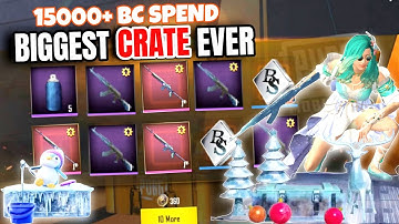 Akm Glacier Crate Opening 🤑 l New Akm Crate Opening 😍 Pubg Lite New Crate Opening Mini 14 And Akm