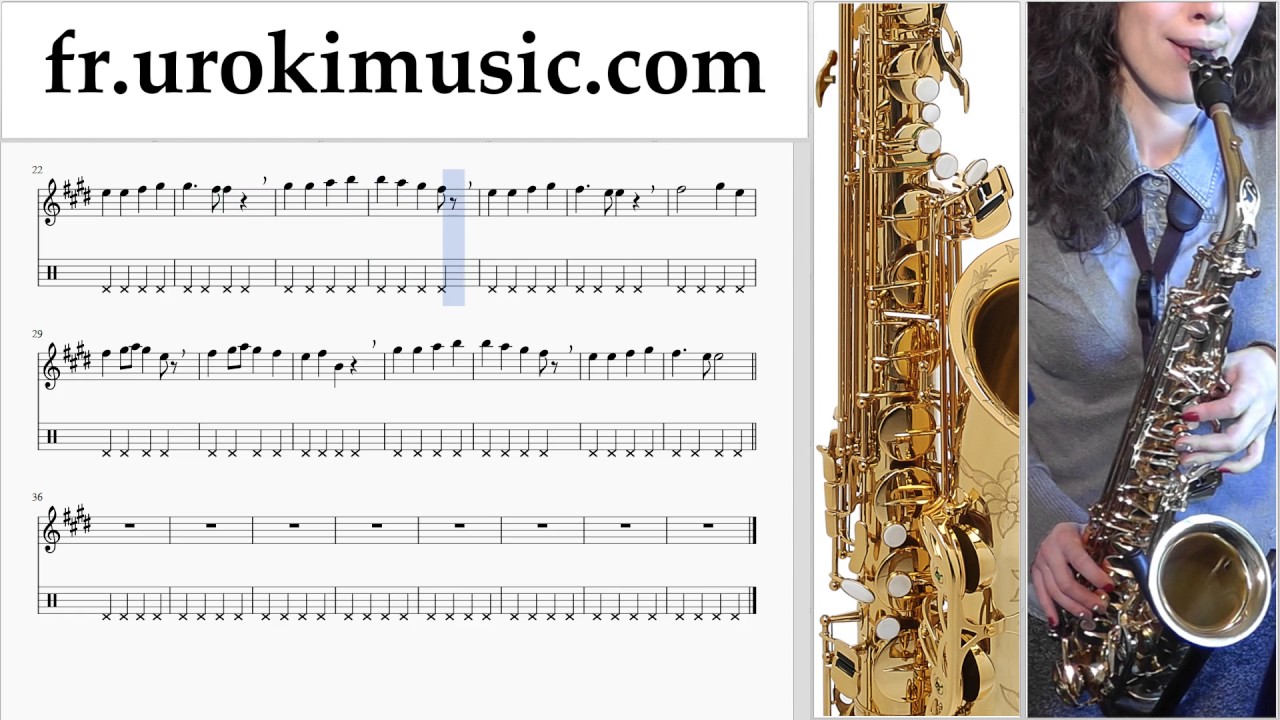 Cours De Saxophone Alto Beethoven Ode To Joy Tuto Partitions Partie 2 Um B9 Youtube