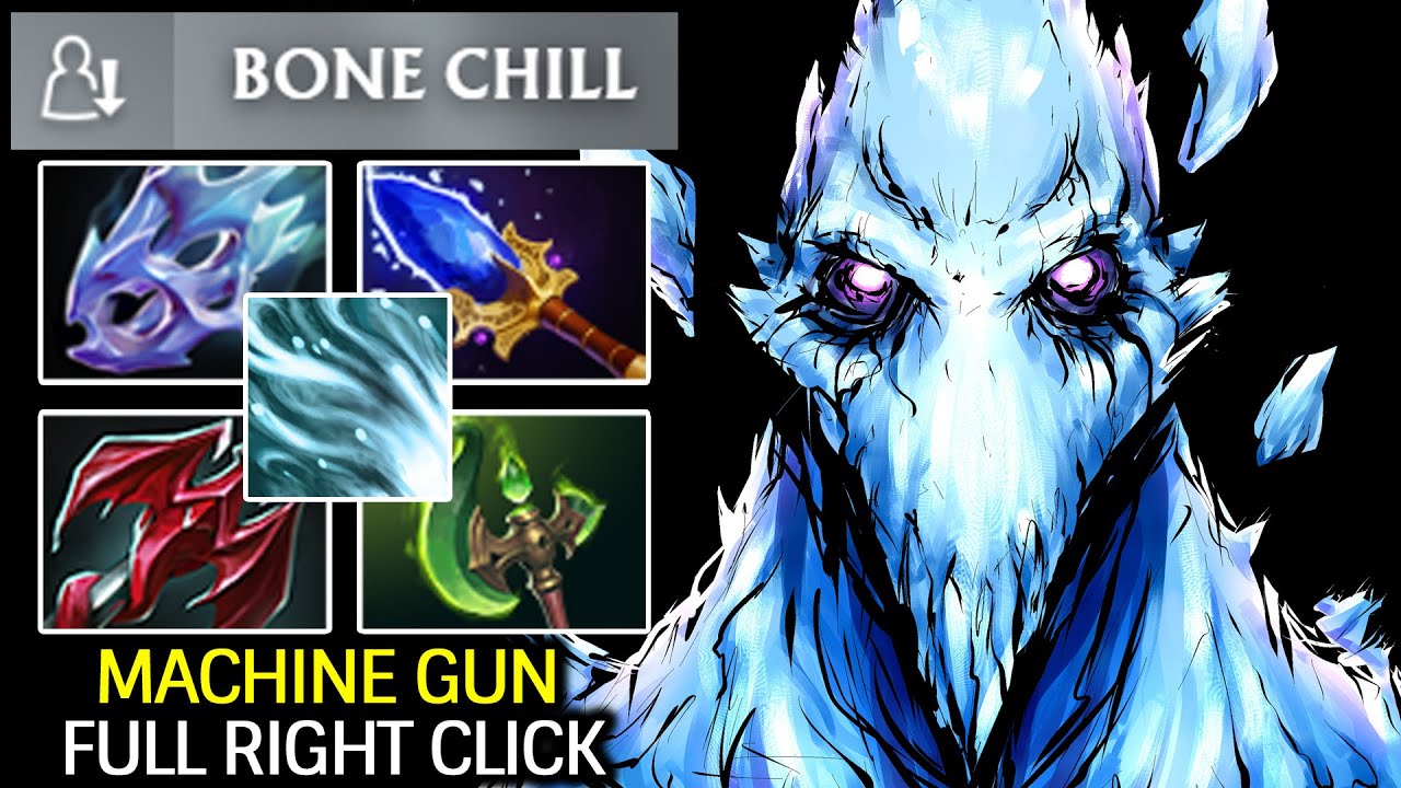 AA Solo Mid with RIGHT CLICK BUILD = Chilling Touch Machine Gun Dota 2