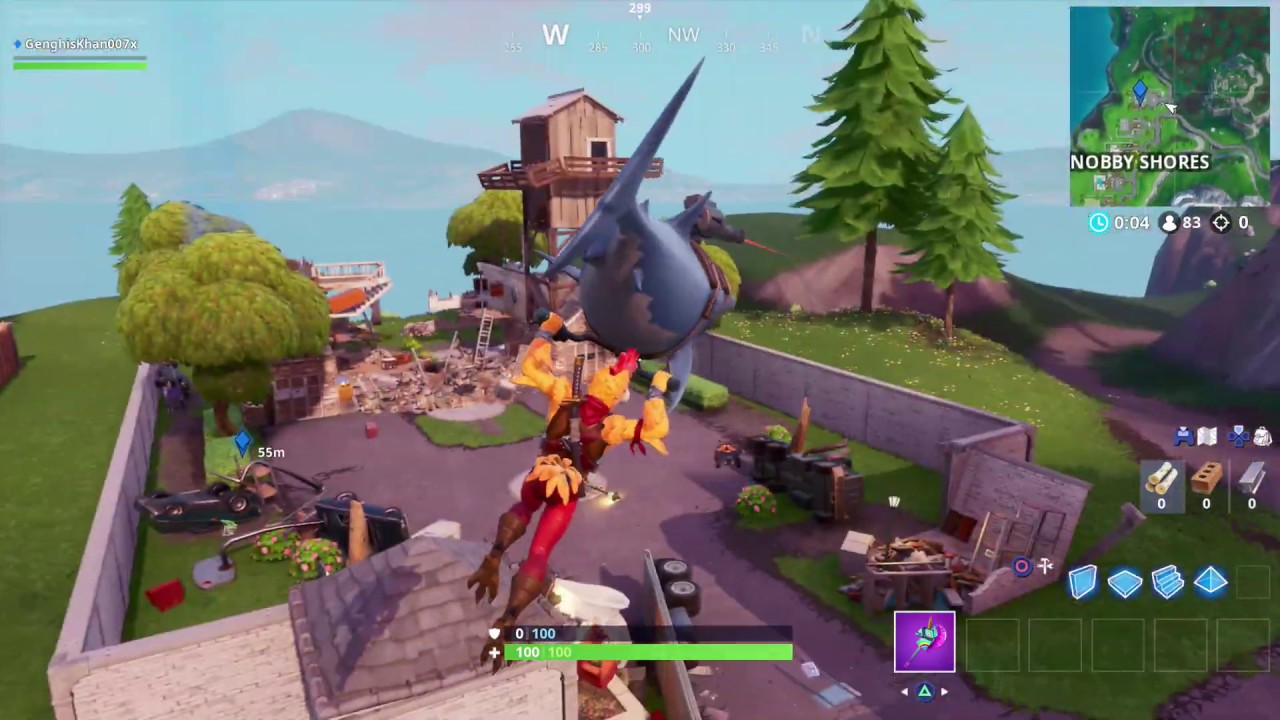 Fortnite Fortbyte #58 Location - Accessible By Using The Sad Trombone Emote north end Snobby Shores