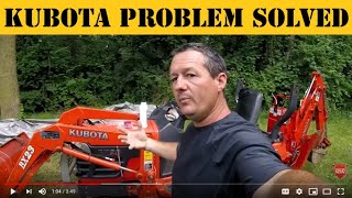 Problem Solver for Kubota Diesel Tractor loss of power