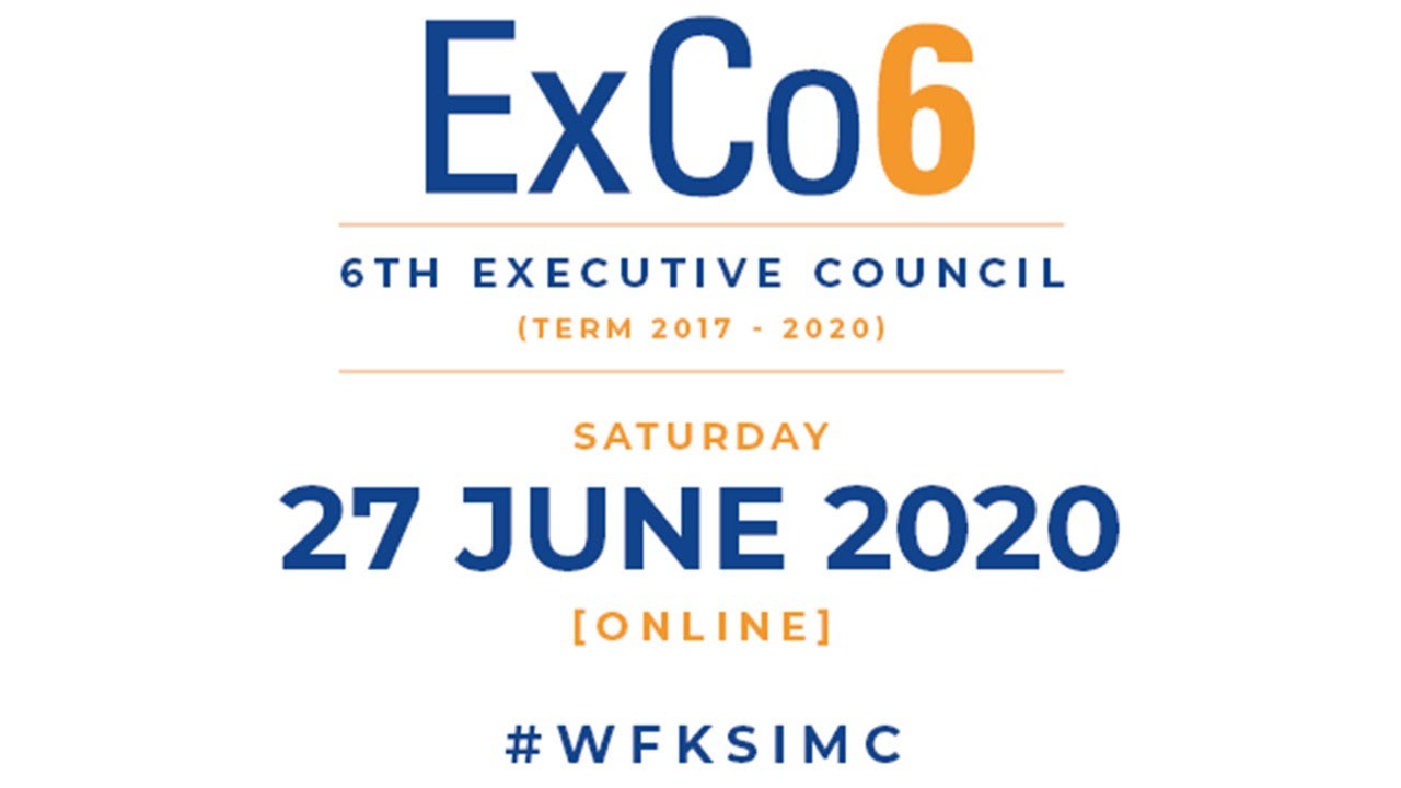 The World Federation Extraordinary Meeting of the Executive Council (ExCo) 27th June 2020