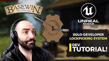 How To Make a Lockpicking System (Part 3) in Your UE4 Indie Game In Under an Hour! Solo-dev Tutorial