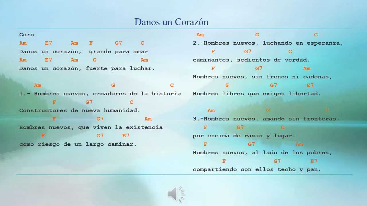 Danos un Corazón Acordes - YouTube