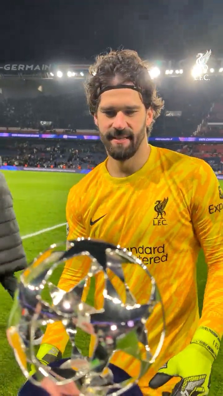 Alisson, Champions League Player of the Match ?