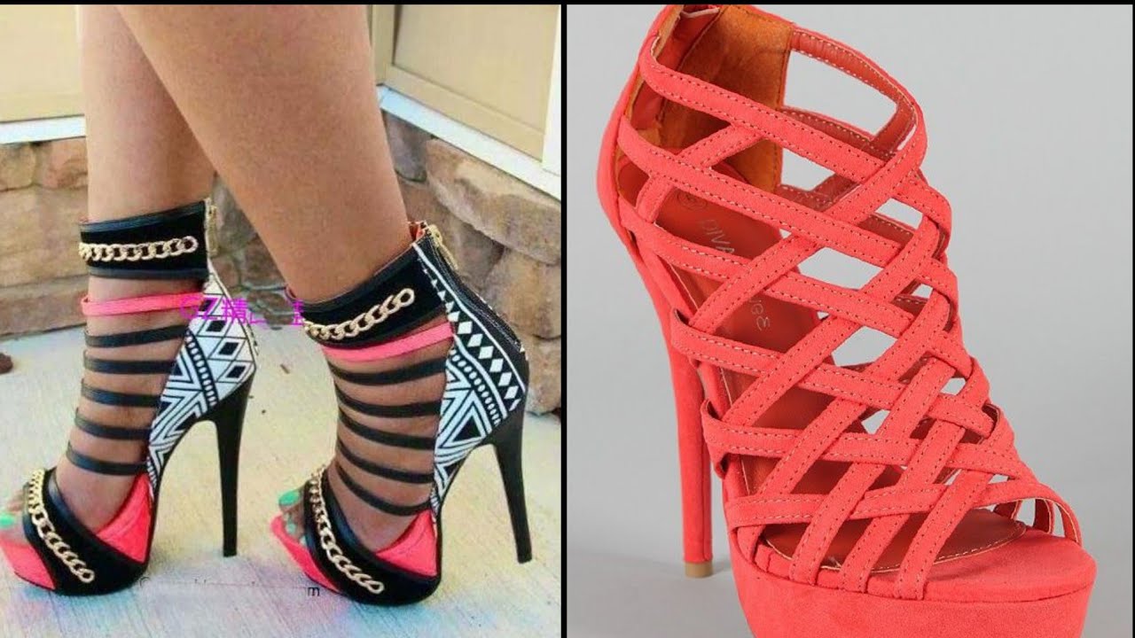Best footwear collection 2023 new high heel sandals dasign for ladies