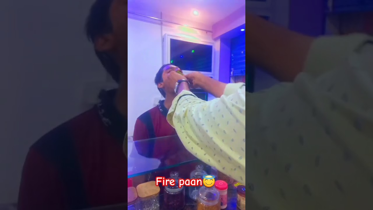 Fireee paan😁😋😛🤩 with Malai kulfi 